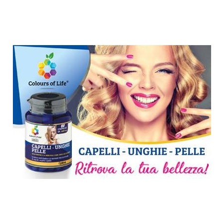 Optima Naturals Colours Of Life Capelli Unghie Pelle 60 Compresse 1000 Mg