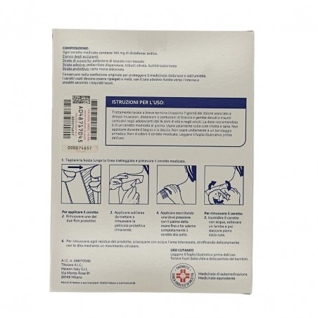 Voltadol Unidie Cerotto Antifiammatorio 140 mg Diclofenac 10 Cerotti per dolori muscolari e articolari
