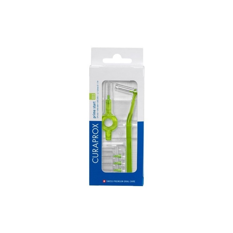 Curaden Ag Curaprox Capsule 011 Scovolino Prime Start 011 Lime Green 5 Pezzi