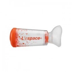 Air Liquide Medical Syst. Camera Distanziatrice Per Erogatori Spray Predosati L'espace 220ml Per Neonati Spazio Morto 34ml Con M