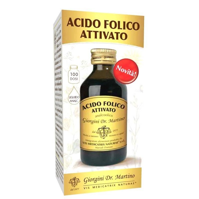 Dr. Giorgini Ser-vis Acido Folico Attivato Liquido Analcolico 100 Ml