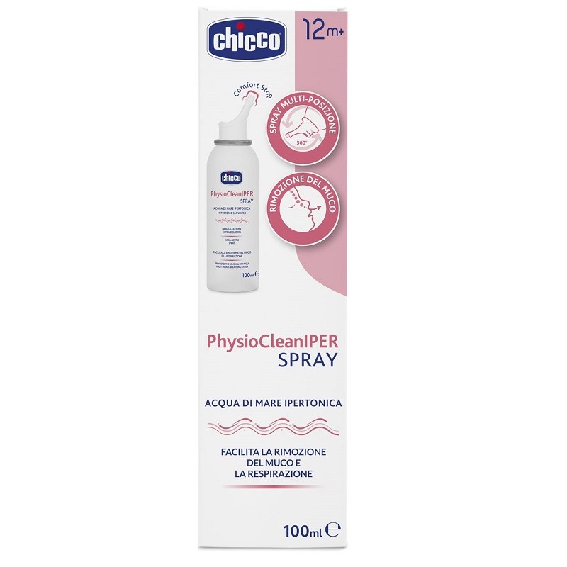 Chicco Physioclean Soluzione Ipertonica Spray 100 Ml