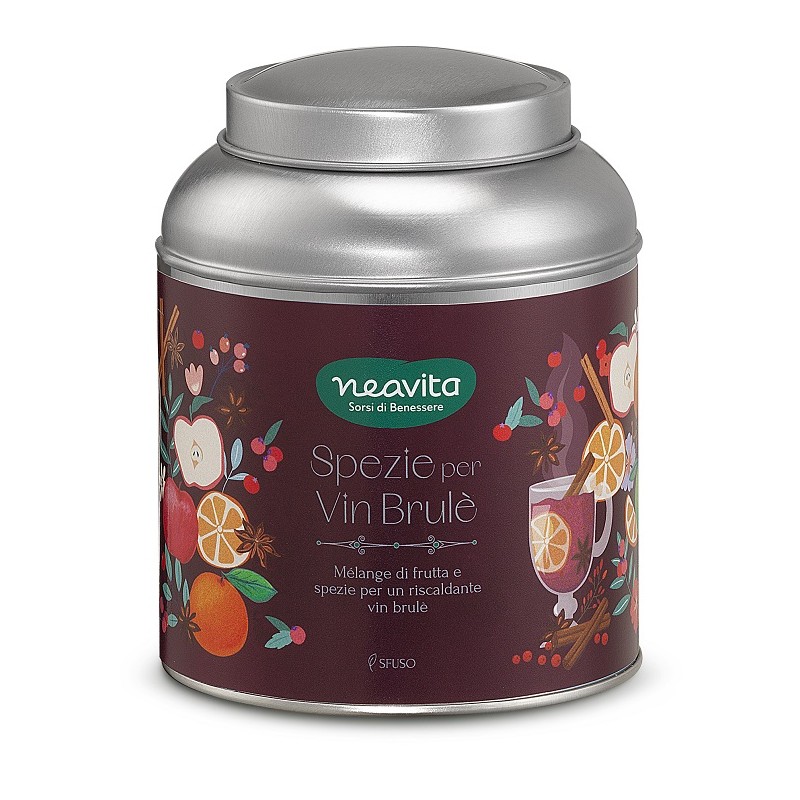 Neavita Caddy in Metallo con Spezie per Vin Brule' 100 grammi