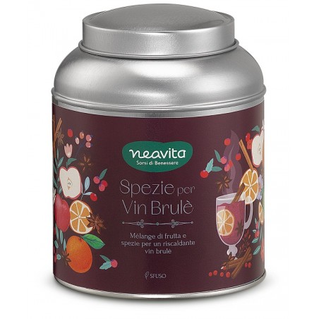 Neavita Caddy in Metallo con Spezie per Vin Brule' 100 grammi