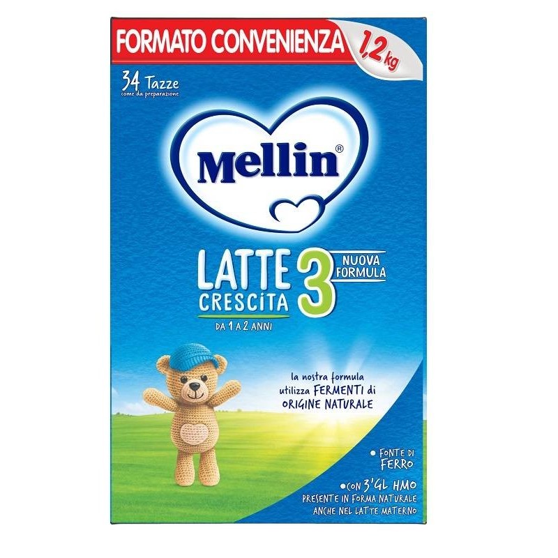 Danone Nutricia Soc. Ben. Mellin Latte Crescita 3 1,2 Kg