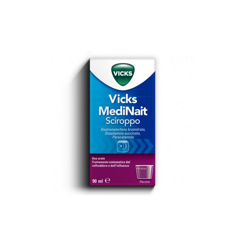 Vicks Medinait Sciroppo Farmaco Antinfluenzale 90 ml - Farmasole