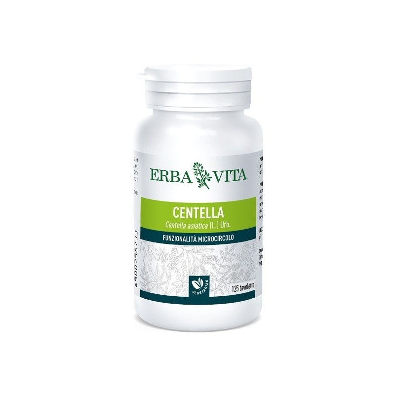 Erba Vita Group Centella Asiatica 125 Tavolette 400 Mg