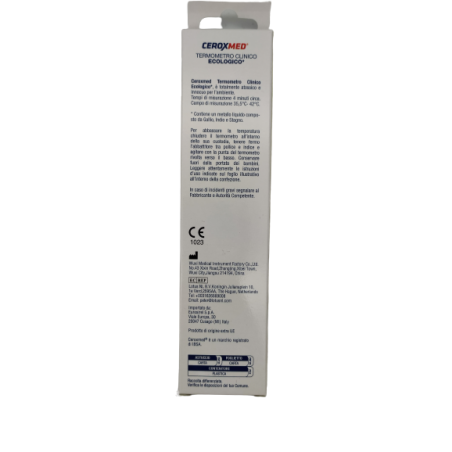 Nova Argentia Ind. Farm Termometro Al Gallio Ceroxmed