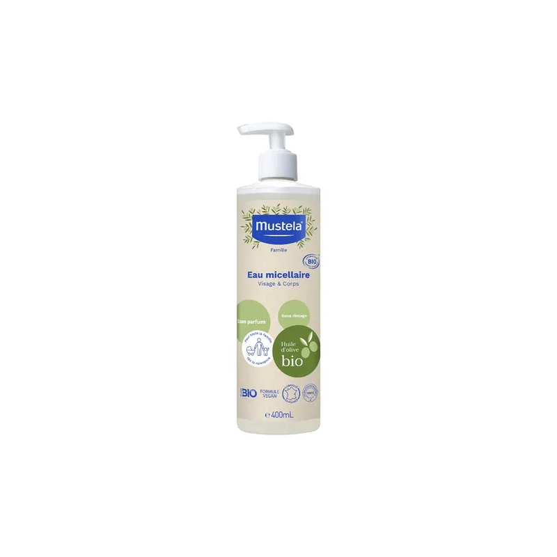 Lab. Expanscience Italia Mustela Acqua Micellare Bio 400 Ml