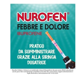 Reckitt Benckiser H. Nurofen Febbre E Dolore 200mg/5ml Sospensione Orale Gusto Arancia Senza Zucchero Nurofen Febbre E Dolore 20