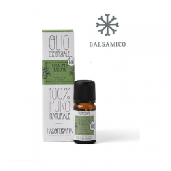 Nasoterapia Olio Essenziale Eucalipto Radiata Biologico 100% Puro Naturale 10 ml Favorisce il Respiro anche per Bambini