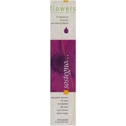 Incenso Sostegno con Fiori di Bach 12 Bastoncini Dhanvantari Linea Flowers