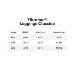 Lacote Guam Leggings Classico Fibramar Nero Xs/s