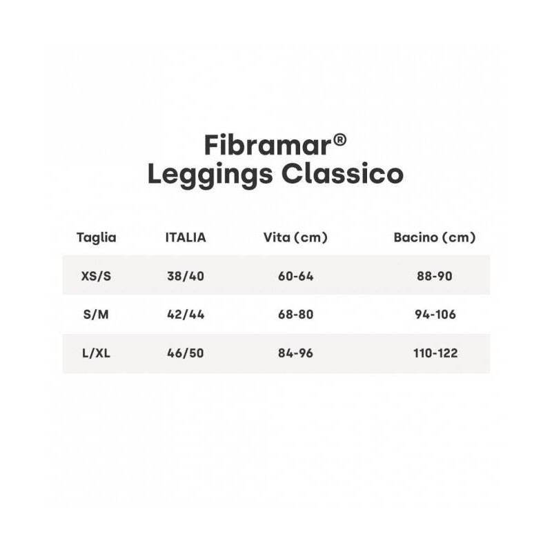 Lacote Guam Leggings Classico Fibramar Nero Xs/s