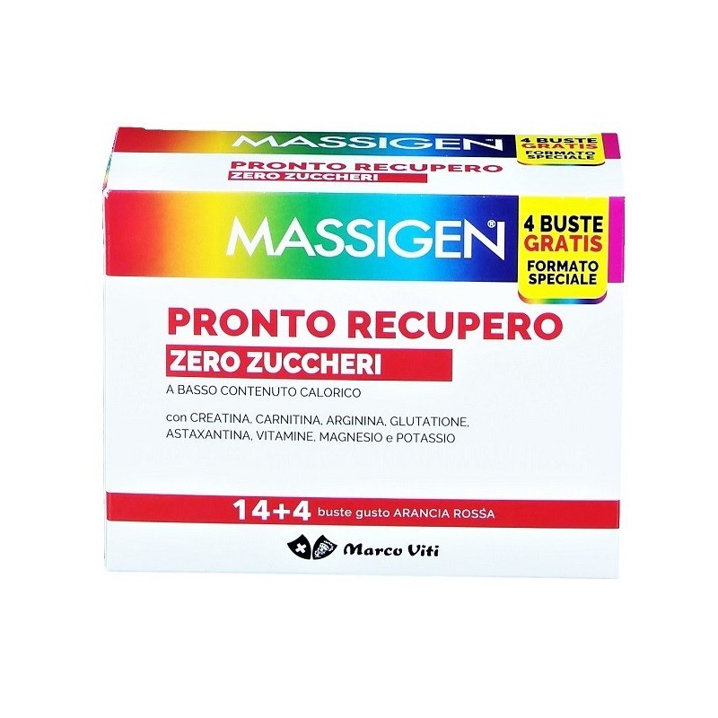 Marco Viti Farmaceutici Pronto Recupero Zero Zucchero 14 Bustine + 4 Bustine