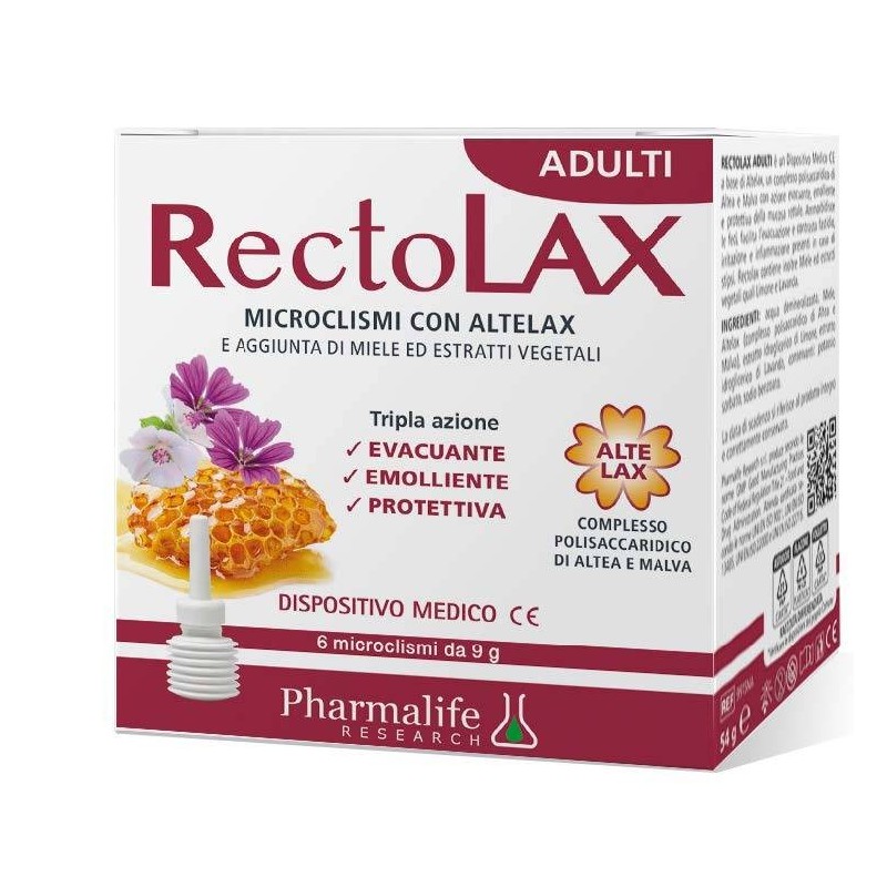 Pharmalife Research Rectolax Adulti Microclismi 6 Pezzi Da 9 G