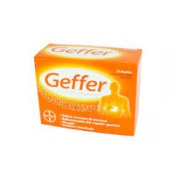 Geffer Granulato Effervescente Gusto Arancia 24 Bustine per Disturbi digestivi e iperacidità