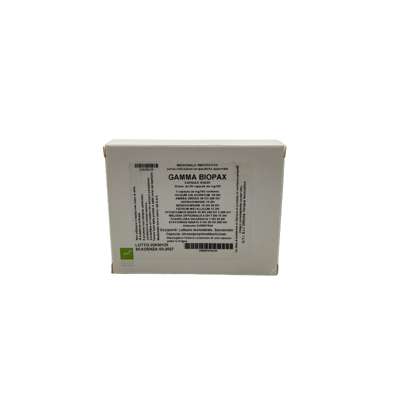Oti Gamma Biopax Composto 60 Capsule