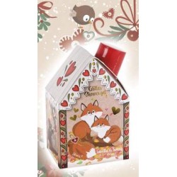 casetta di natale con bagnodoccia profumato vaniglia e miele