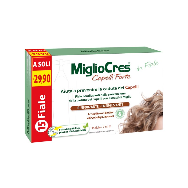 F&f Migliocres Capelli Forte 15 Fiale X 7 Ml