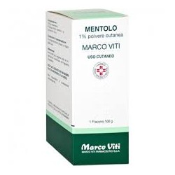 Marco Viti Mentolo 1% Polvere Cutanea 100 grammi Lenitivo