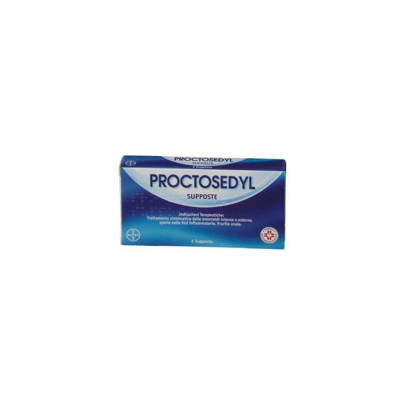 Bayer Proctosedyl Supposte Idrocortisone Acetato, Benzocaina , Esculina, Benzalconio Cloruro