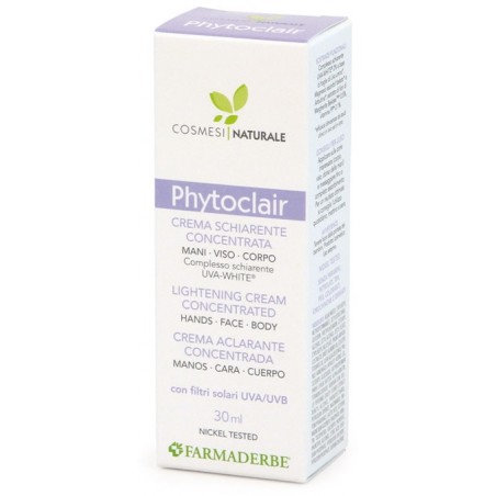 Farmaderbe Phyto Clair Crema Schiarente Concentrata 30 Ml