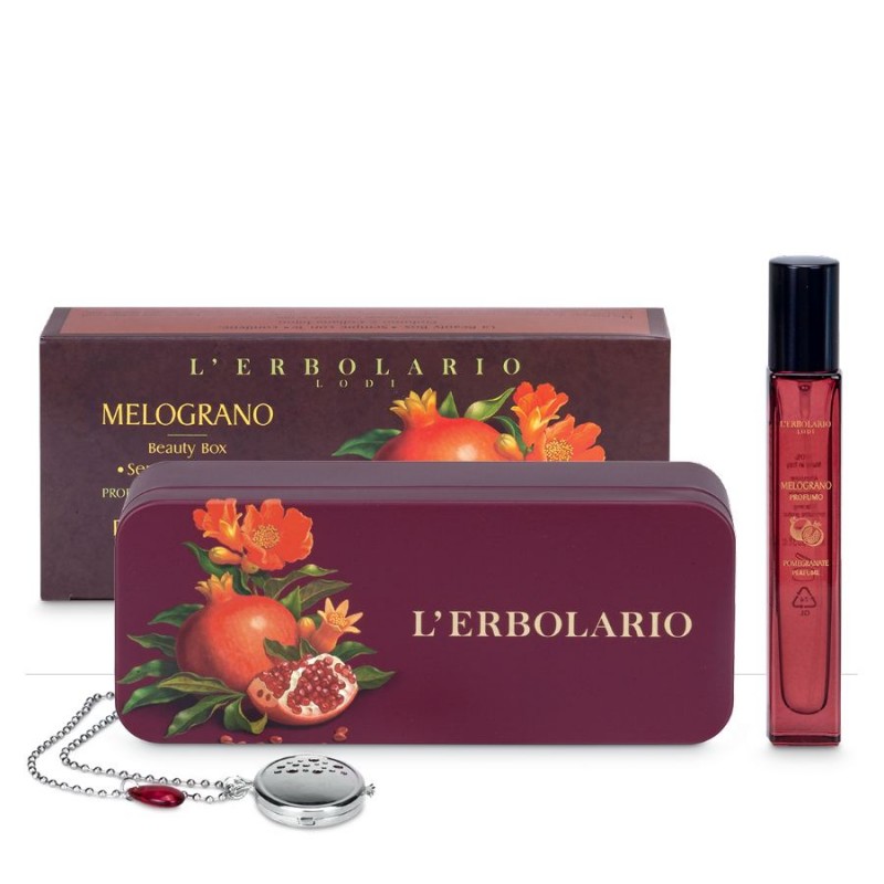 L'erbolario Melograno Beauty Box Sempre Con Te 1 Profumo 10 Ml + 1 Collana Bijoux Edizione Limitata