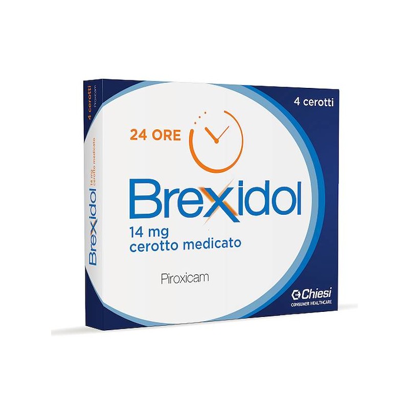 Brexidol Cerotto 14 mg Piroxicam Farmaco Antidolorifico 4 Cerotti Antinfiammatorio