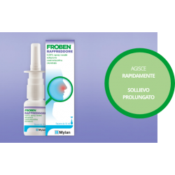 Froben Raffreddore Spray Nasale Decongestionante 0,05% Ossimetazolina 15 ml  per naso chiuso
