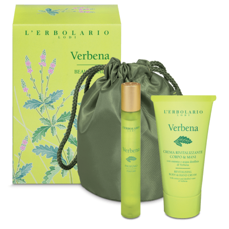 L'erbolario Verbena Beauty Pochette Profumo 15 Ml +crema Corpo & Mani 75 Ml