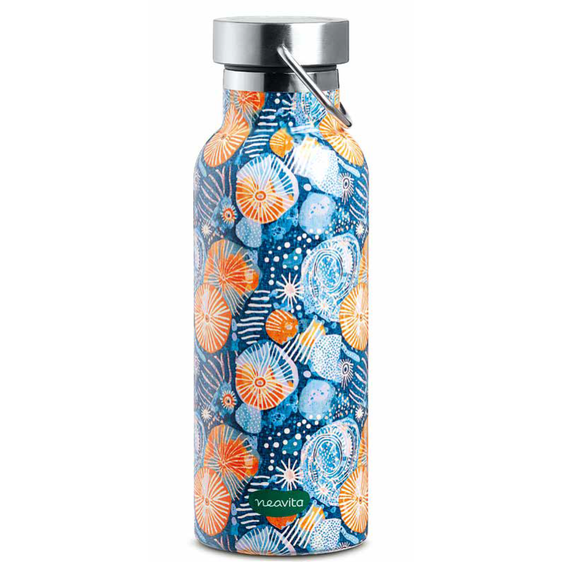 Neavita Twice Bottiglia Thermos Indaco in Acciaio 500 ml HP Italia