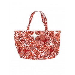 Colors Tote Bag Red Double-Face Borsa Reversibile Colore Rosso