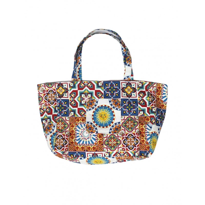 Colors Tote Bag Sun Double-Face Borsa Reversibile