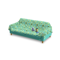 Colors Pareo Telo Multifunzione Green Copri Divano