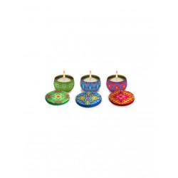 Linea Colors Candela Estiva Blu Profumata Eucalipto 120 grammi