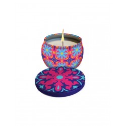 Colors Candela Estiva Red Profumata Citronella e Geranio 120 grammi per Zanzare e Insetti