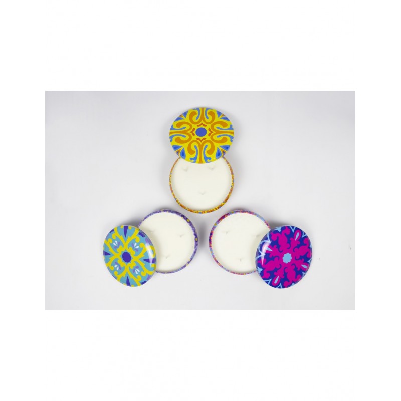 Linea Colors Candela alla Citronella e Lavanda Violet 400 grammi Linea Colors Candela alla Citronella e Lavanda Violet 400 grammi