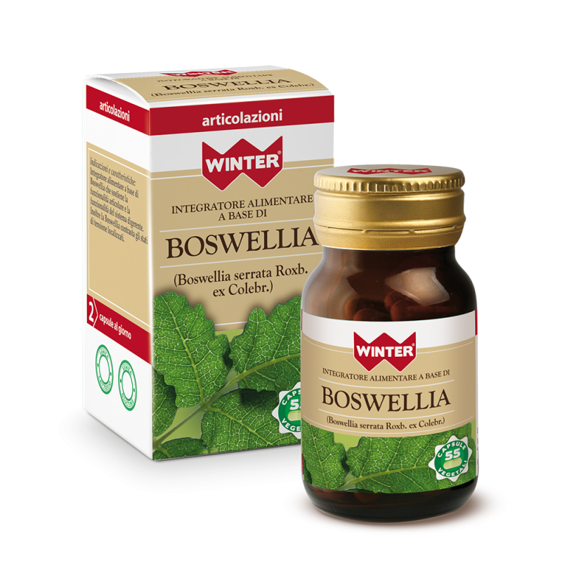 Boswellia Integratore per le Articolazioni 55 Capsule Winter