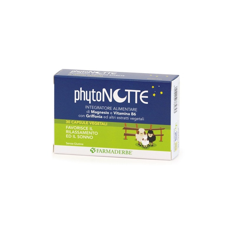 Farmaderbe Phyto Notte 30 Capsule Vegetali