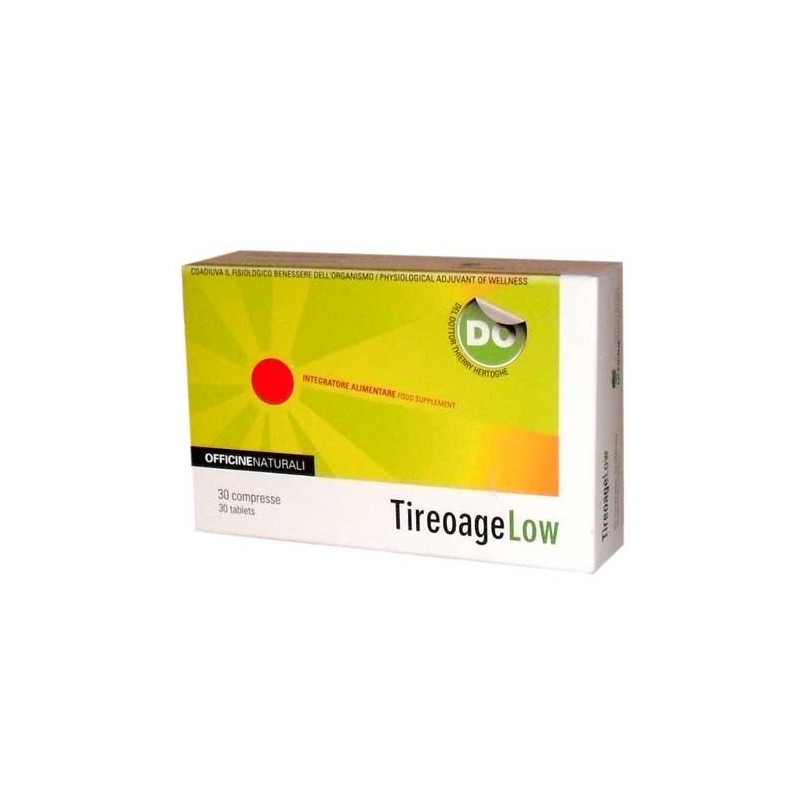 Officine Naturali Tireoage Low 30 Compresse 850 Mg