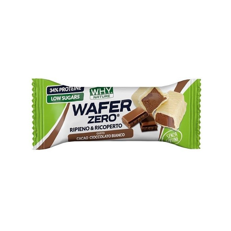 Biovita Whynature Wafer Zero Cacao Cioccolato Bianco 30 G