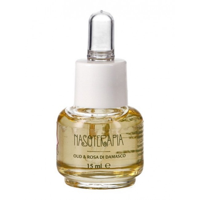 Nasoterapia Essenza Aromatica Oud e Rosa di Damasco 15 ml HP Italia Flacone con Contagocce