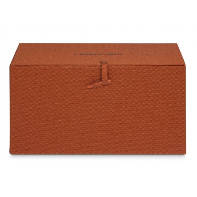 L'Erbolario Tè Nero Beauty Box Giardino del Te' dettaglio Scatola in Tessuto