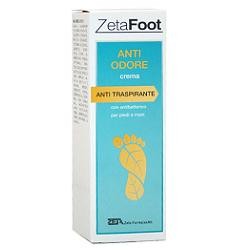 Zetafoot Crema Anti-traspirante Antiodore per Piedi e Mani 50 ml