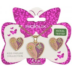 Bjs002 Kids Parure Orecchini e Collanina per Bambine Best Friend