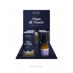 Purae Spray Cuscino Notte Di Natale Bensonno 60 ml Espositore Purae Spray Cuscino Notte Di Natale Bensonno 60 ml Espositore