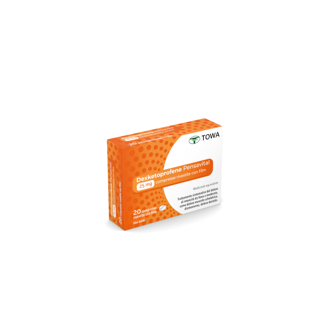 Towa Pharmaceutical Dexketoprofene Pen 20 Compresse 25mg