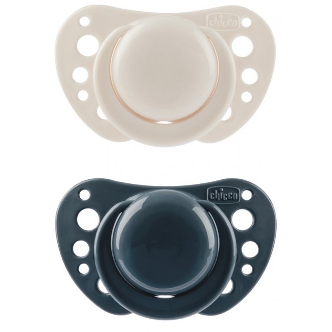 Chicco Succhietti Air Blu Silicone 6-16 Mesi 2 Pezzi