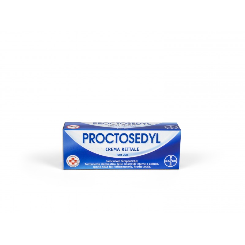 Proctosedyl Crema Rettale Farmaco per Emorroidi e Prurito 20 grammi